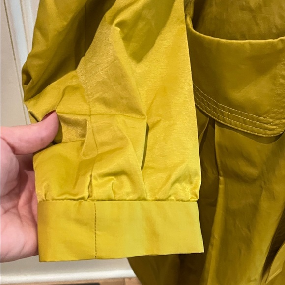 Vertigo Paris Mustard Double-Breasted Trench Coat - Picture 6 of 11